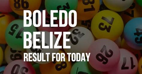 boledo results for today youtube|Belize Boledo Results .